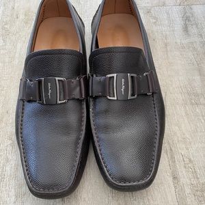 Salvatore ferregano leather loafers size EE 11